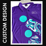 Custom sublimated designed polos